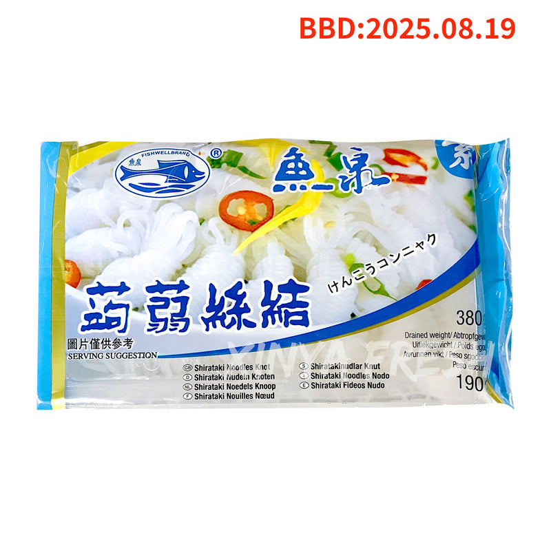 Shirataki Noodles Knot FISH WELL 380g